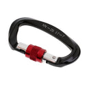 25KN Carabiner Screw Lock Keychain Clip Hook Buckle Karabiner for Rock Climbing Tree Arborist Rappelling Rescue