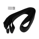 2 Pieces Strong Polyester SUP Surfboard Wall Storage Hanging Rack Straps Hanger with Paddle Holder Keeper