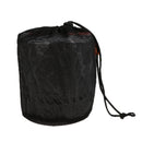 1.5L Outdoor Camping Hiking Aluminum Pot Heat Exchanger Rapid Boil Billy Can Portable Heat Collecting Exchanger Pot with Dishcloth