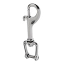 Swivel Eye Snap Stainless Steel Gr316 Marine Hook Chain Clip Boat Parts Rigging Sailing Water Sports