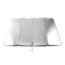8 Plates Lightweight Foldable Stove Cooking Windshield Wind Screen BBQ Camping Hiking Picnic Barbecue