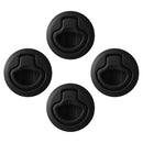 4Pcs Replacement For RV Marine Boat Deck Hatch Door Round Pull Slam Latch Accessories, Non-Locking