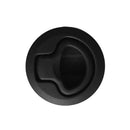 2 Pieces Round Black Nylon 2'' Flush Pull Slam Latch for RV Boat Marine Deck Hatch 1/2'' Door Replacement