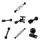 Lightweight Aluminum Alloy Scuba Diving Light Torch Flashlight Ball Base Clip Arm Clamp Mount Support Bracket