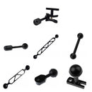 Lightweight Aluminum Alloy Scuba Diving Light Torch Flashlight Ball Base Clip Arm Clamp Mount Support Bracket