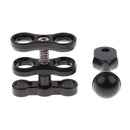 Lightweight Aluminum Alloy Scuba Diving Light Torch Flashlight Ball Base Clip Arm Clamp Mount Support Bracket