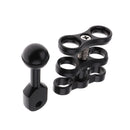 Lightweight Aluminum Alloy Scuba Diving Light Torch Flashlight Ball Base Clip Arm Clamp Mount Support Bracket