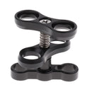 Lightweight Aluminum Alloy Scuba Diving Light Torch Flashlight Ball Base Clip Arm Clamp Mount Support Bracket