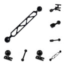 Lightweight Aluminum Alloy Scuba Diving Light Torch Flashlight Ball Base Clip Arm Clamp Mount Support Bracket