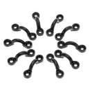 10 Pieces Kayak Pad Eyes + 20 Pieces Tri-Fold Rivets + 20 Pieces Screw Nuts