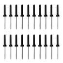 10 Pieces Kayak Pad Eyes + 20 Pieces Tri-Fold Rivets + 20 Pieces Screw Nuts