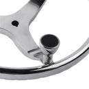 1 Piece Stainless Steering Wheel Boat Wheel Water Sports 34.0 cm