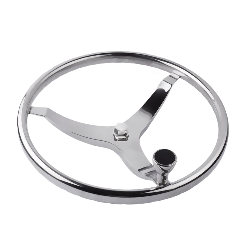 1 Piece Stainless Steering Wheel Boat Wheel Water Sports 34.0 cm