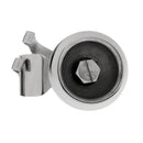 Strong 316 Stainless Steel Yacht Marine Boat Steering Wheel Turning/Control Knob Maneuvering Knob + Black Cap