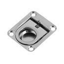 Stainless Steel Flush Mount Pull Ring Hatch Latch Lift Handle Marine Boat Caravan