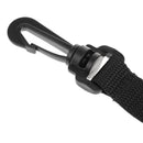 Nylon Strong Scuba Diving Dive Black Lanyard Clip with Webbing Strap Quick Release Buckle 9.45''/24cm