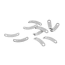 10 Pieces Tent Guy Line Cord Lock Tensioners Aluminum Alloy Guyline Rope Runners Travel Outdoor Camping Caravan Accessories