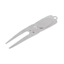 Alloy Golf Green Divot Tool Pitch Repair Golf Accessories Silver 4.1"