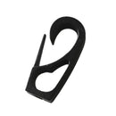 4 Pieces Black Nylon Bungee Rope Hook Shock Cord Clip for Kayak Inflatable Boat Canoe Paddle Board