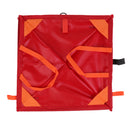 40cm Nylon Folding Large Triangle Tree Rock Climbing Arborist Throw Line Throw Weight Bag Clothing Storage Cube Organiser Holder - Red