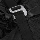 Large Ultra-light Folding Outdoor Rock Climbing Rope Equipment Storage Bag Backpack with Ground Sheet & Shoulder Straps Black