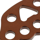 36KN Aluminum Alloy Paw Rigging Plate Multi Anchor Holes Device for Tree Arborist Caving Rescue Climbing Aerial Dance Yoga Mountaineering