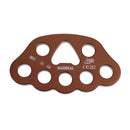 36KN Aluminum Alloy Paw Rigging Plate Multi Anchor Holes Device for Tree Arborist Caving Rescue Climbing Aerial Dance Yoga Mountaineering
