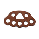 36KN Aluminum Alloy Paw Rigging Plate Multi Anchor Holes Device for Tree Arborist Caving Rescue Climbing Aerial Dance Yoga Mountaineering