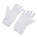 1 Pair Professional Snooker / Pool Billiard Referee Gloves White Cotton