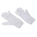 1 Pair Professional Snooker / Pool Billiard Referee Gloves White Cotton