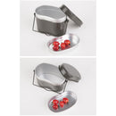 Lightweight Camping Picnic Army Mess Kit Lunch Box Canteen Kettle Pot Food Cup Bowl