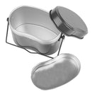 Lightweight Camping Picnic Army Mess Kit Lunch Box Canteen Kettle Pot Food Cup Bowl