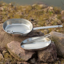 Portable Stainless Steel Food Container Long Handle Camping Picnic Lunch Box Dinner Pail Bucket