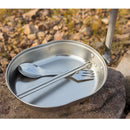 Portable Stainless Steel Food Container Long Handle Camping Picnic Lunch Box Dinner Pail Bucket
