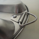 Portable Stainless Steel Food Container Long Handle Camping Picnic Lunch Box Dinner Pail Bucket