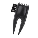 Multifunctional Golf Divot Tool with Club Cleaning Brush
