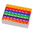 144 Pieces/Box Multicolor Billiards Snooker Pool Cue Tip Chalk Holder Case for Billiards Player Billiards Club Pool Bar