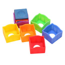 144 Pieces/Box Multicolor Billiards Snooker Pool Cue Tip Chalk Holder Case for Billiards Player Billiards Club Pool Bar