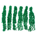 6 Pieces Billiard Pool Table Nets Replacement Pockets Mesh Sets Green