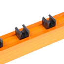Wooden Billiards Snooker Pool Cue Wall Rack Stick Holder Can Hold 6 Cues