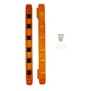 Wooden Billiards Snooker Pool Cue Wall Rack Stick Holder Can Hold 6 Cues