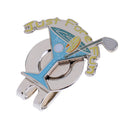 Golf Hat Clip Ball Marker Portable Blue