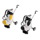 Mini Desktop Golf Cart Bag Holder And Golf Club Pen Office Desk Novelty Gift - Random Color