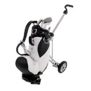 Mini Desktop Golf Cart Bag Holder And Golf Club Pen Office Desk Novelty Gift - Random Color
