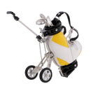Mini Desktop Golf Cart Bag Holder And Golf Club Pen Office Desk Novelty Gift - Random Color