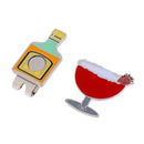 Sturdy Drinking Cup Magnetic Hat Clip Golf Ball Marker Fit for Golf Cap Visor