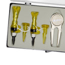 Pro Golf Gift Set Golf Magnet Tees Divot Tool Golf Hat Clip Ball Marker