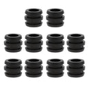 10Pcs/Set 16mm Foosball Fussball Table Rod Bumpers Buffer For Table Soccer Football Black