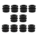 10Pcs/Set 16mm Foosball Fussball Table Rod Bumpers Buffer For Table Soccer Football Black
