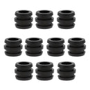 10Pcs/Set 16mm Foosball Fussball Table Rod Bumpers Buffer For Table Soccer Football Black